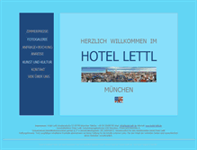 Tablet Screenshot of hotel-lettl.de